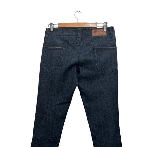 Millard Fillmore Jeans Mid Rise Slim Jeans Dark Wash Skinny Ankl Zip Size 27 - Picture 7 of 13